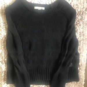 Banana Republic Black Semi - See Thru Sweater